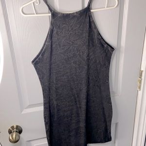 Black Marble Bodycon Dress